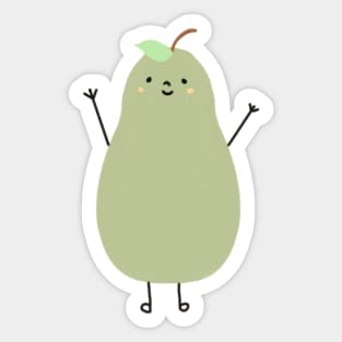 Cute Pear! Sticker